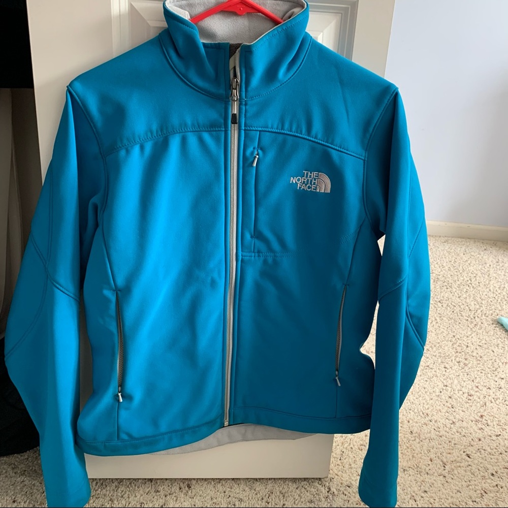 Blue North Face Fleece Sports Jacket
